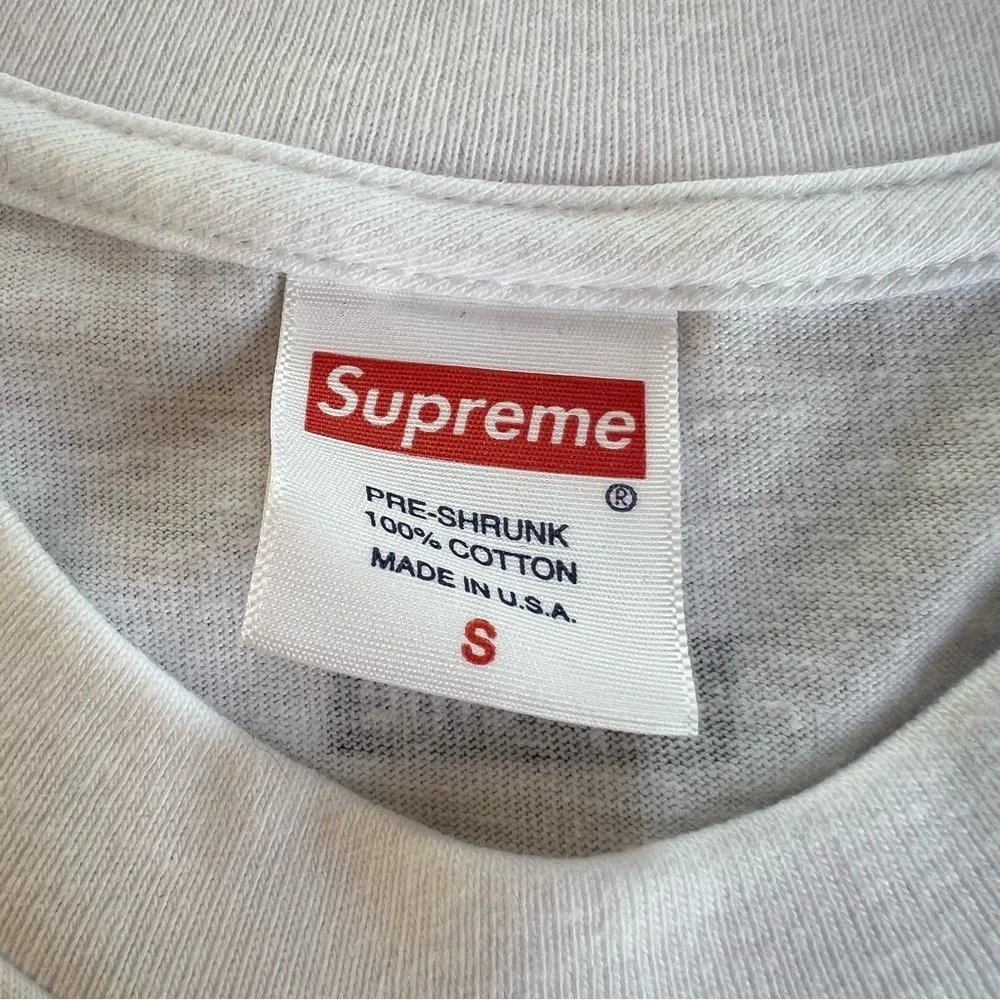 RARE Limited Supreme x Gucci Mane Photo
Tee Shirt White Size Small - Picture 3 of 10